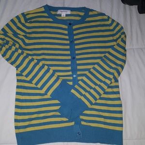 Green and blue sweater